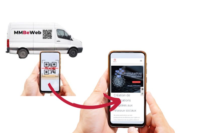 MMBeWeb, solution de QR codes sur véhicule pour votre marketing